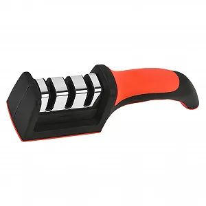 Точилка для ножів Kitchen Sharpener професійна багатоступенева ергономічна антиковзна - Фото 1