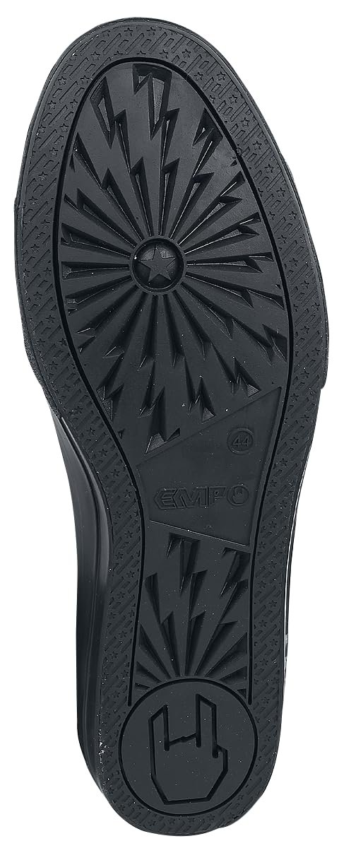 Кроссовки RED by EMP Черный/Красный с принтом, фото №3