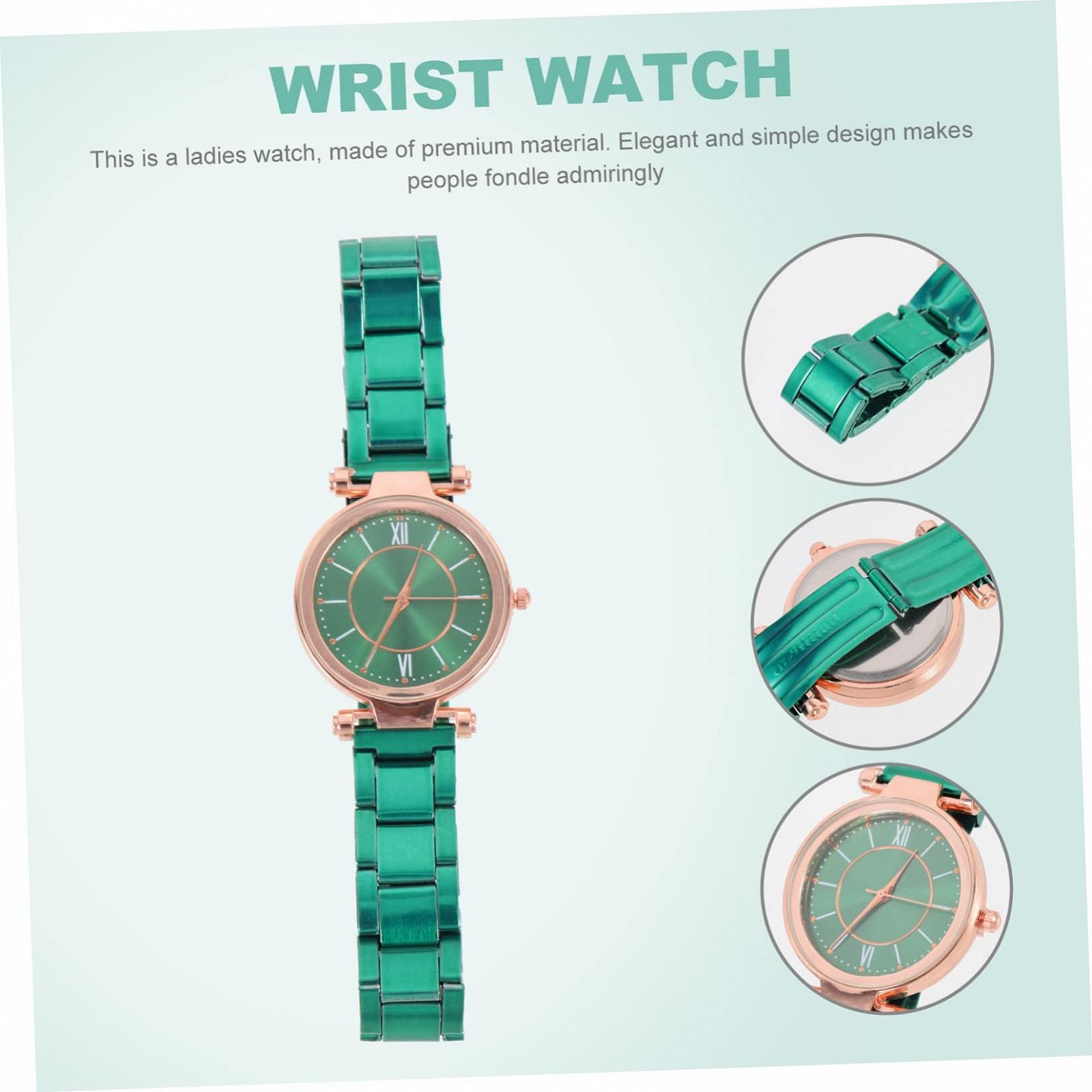 Healvian Годинник наручний для жінок, браслет з нержавіючої сталі, фото №9