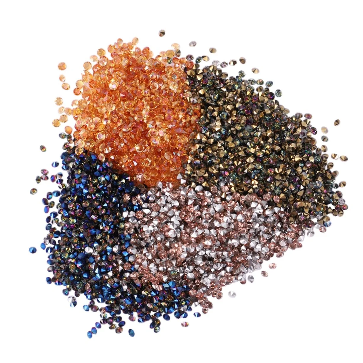 Стразы Тип minkissy 8 упаковок 5760 штук Жемчуг для маникюра, фото №6