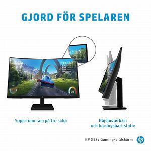 Монітор HP X32c FHD Gaming synthetic.ua - Фото 1