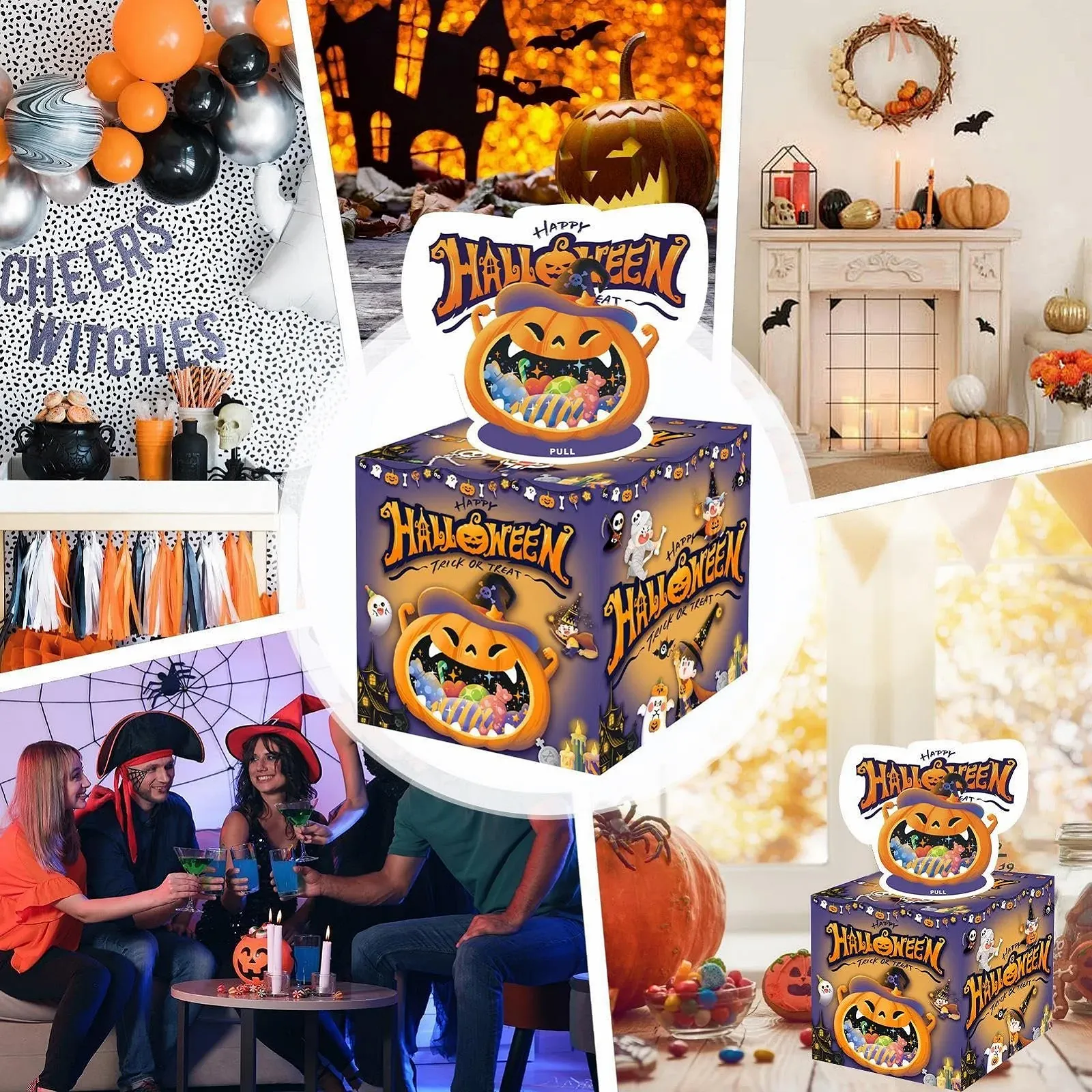 Скарбничка Гарбуз Хелловін Знімна, фото №4