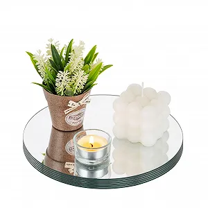 Зеркальная Подставка NUPTIO Круглое Стекло, 20 cm, 6 штук - Фото 1