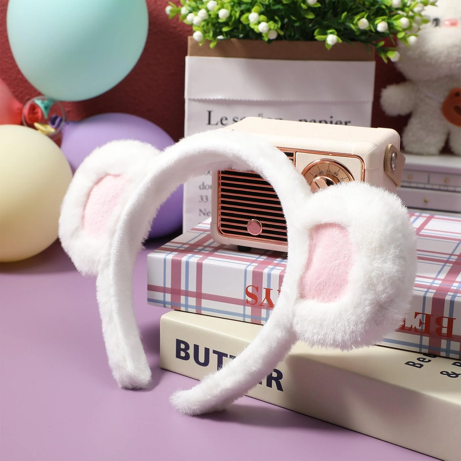 Обруч Ведмежі Вушка Lurrose Плюшевий, фото №2