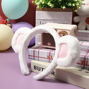 Обруч Медвежьи Ушки Lurrose Плюшевый synthetic.ua - Фото 1