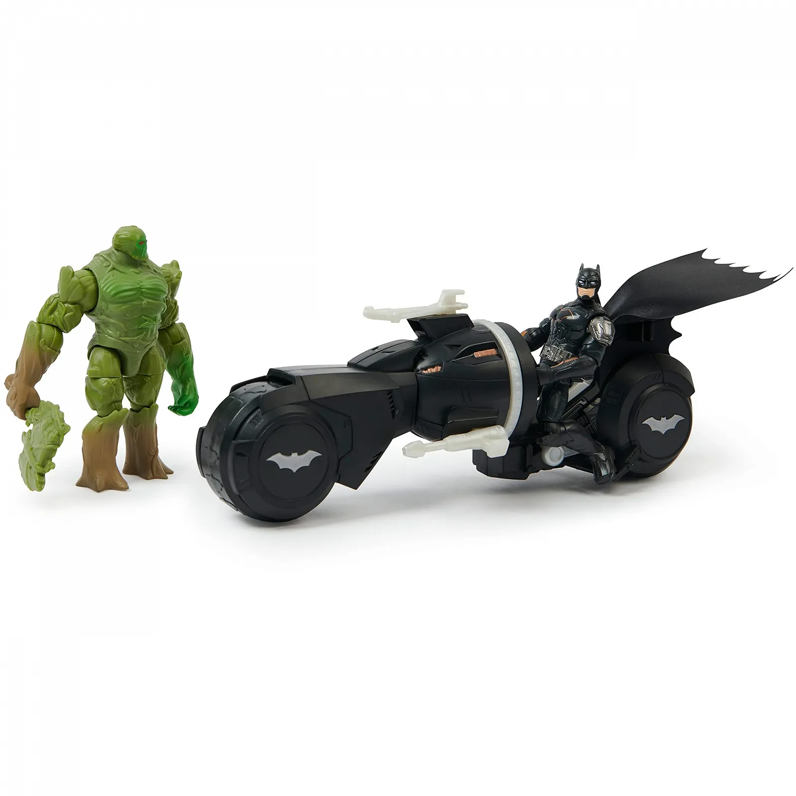Набір Batman Armory Attack Batcycle з 2 фігурками 10 см Batman та Swamp Thing, фото №7