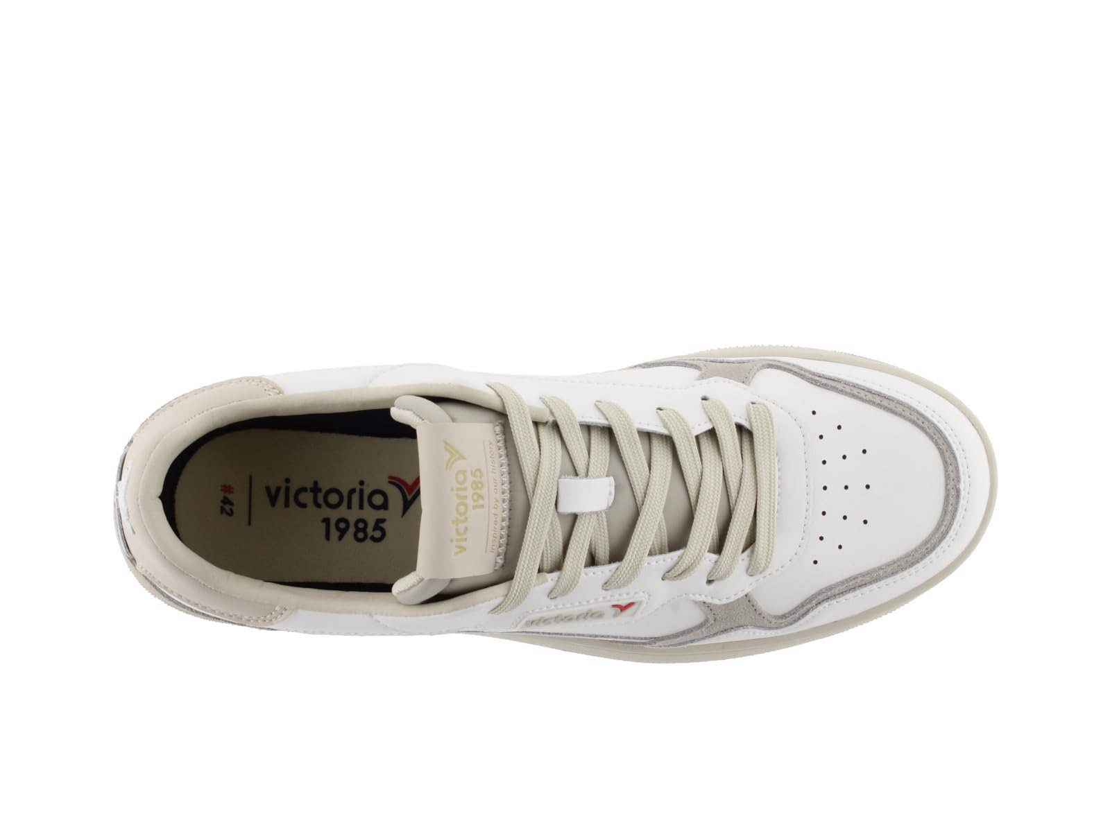 Кеди Victoria 1985 Low-Top Унісекс C80 Шкіра та Кольорові та Спліт Шкіряні Частини & Retro Logo 8800119, фото №4