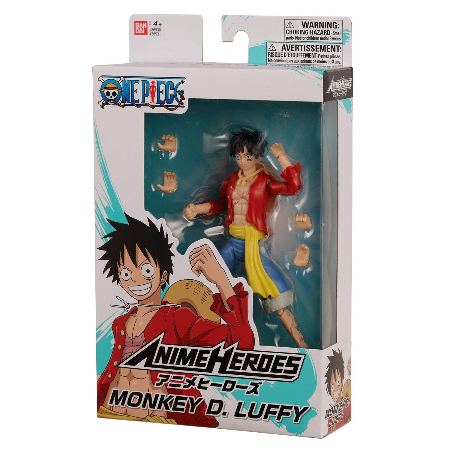 Фигурка BANDAI Anime Heroes One Piece Monkey D. Ruffy 17 см, фото №9