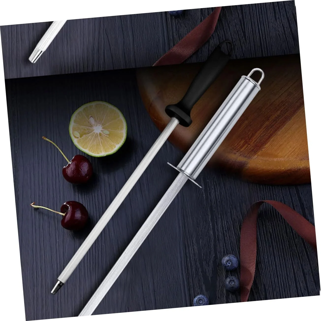 Мусат Ipetboom Set of 2 Professional Stainless Steel с эргономичной ручкой, фото №3