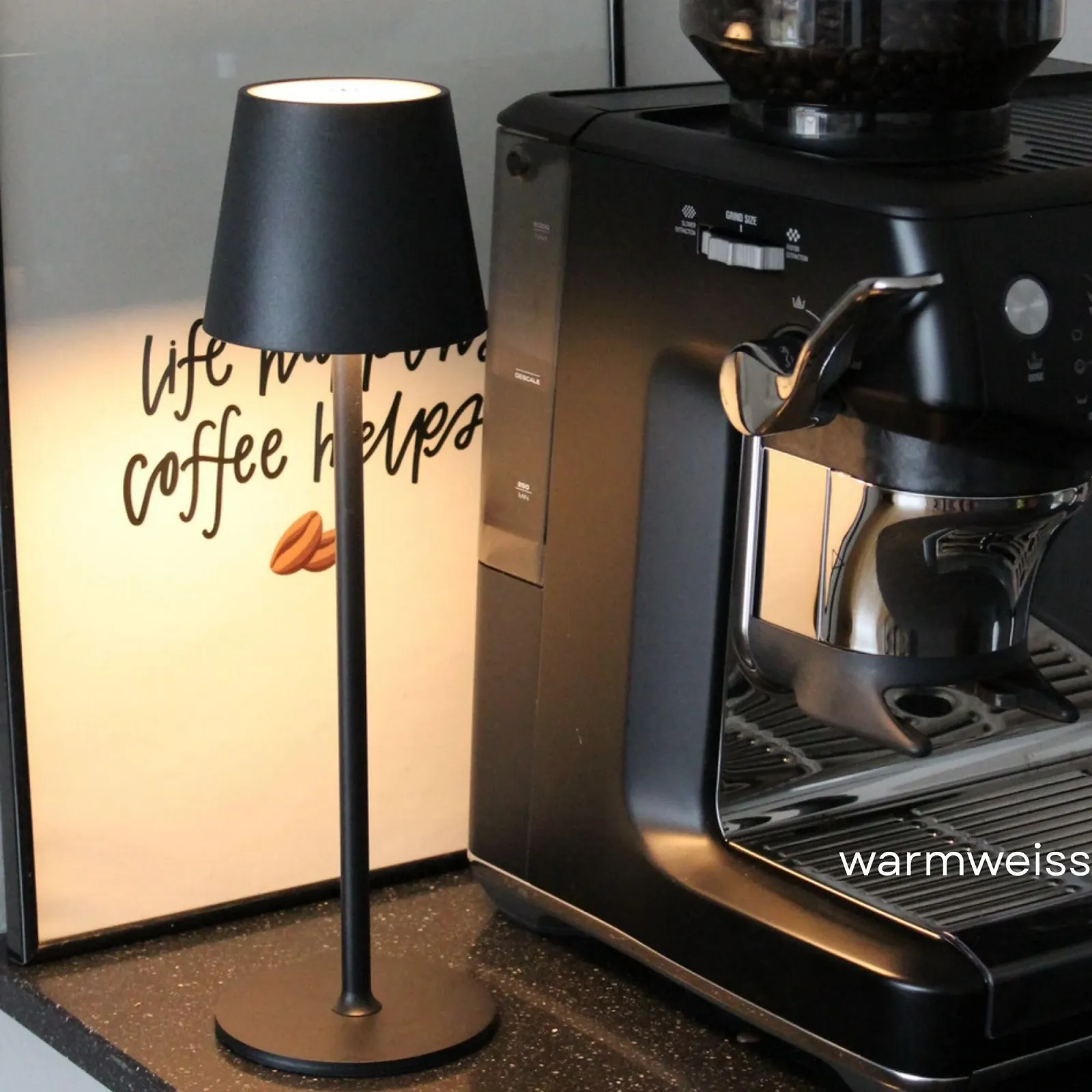 Настільна лампа Nell LED Wireless Rechargeable IP54 Чорна, фото №6