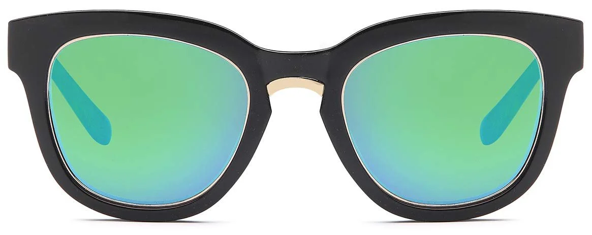 Сонцезахисні окуляри styleBREAKER Nerd 09020082 Жіночі Широка пластикова оправа, фото №2