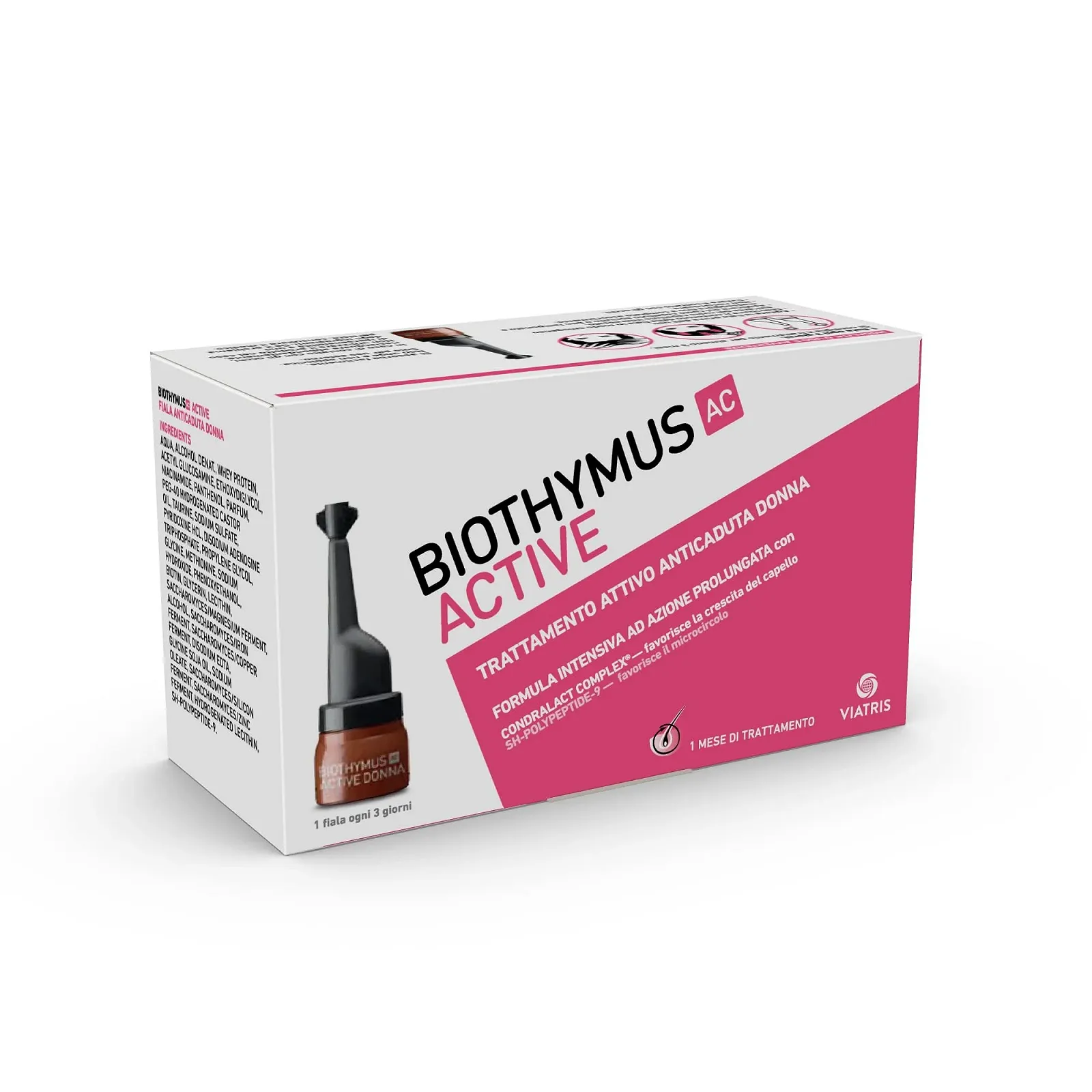 Ампули Biothymus Active проти випадіння волосся 10 ампул для одноразового використання, фото №2