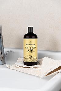 Гель для душу та шампунь Störtebekker Premium Hair & Body Wash Sandalwood 2-в-1 для чоловіків з алое вера 500 мл synthetic.ua - Фото 1