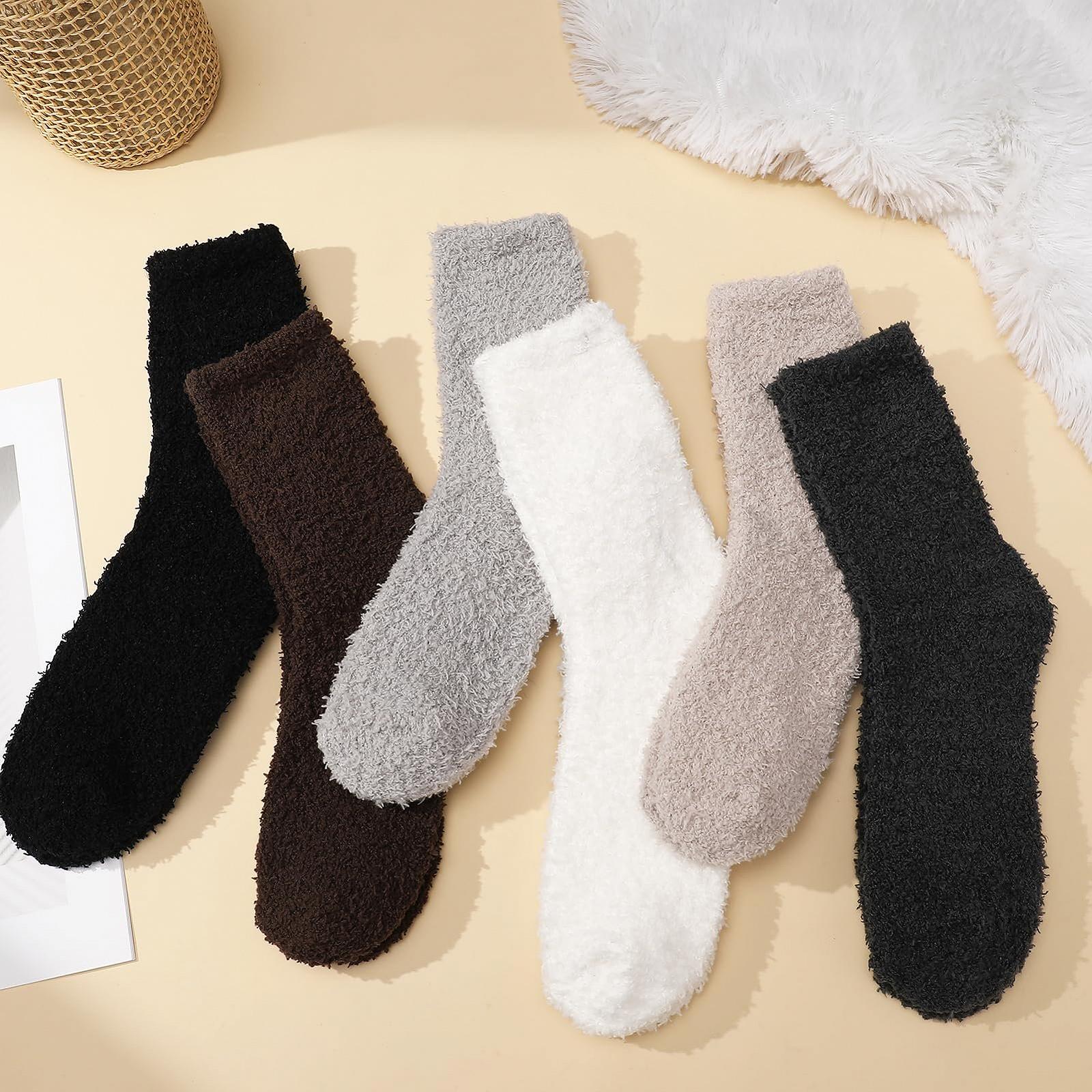 Носки Женские Мягкие, 6 пар, 38-42, Теплые Зимние Носки, фото №6