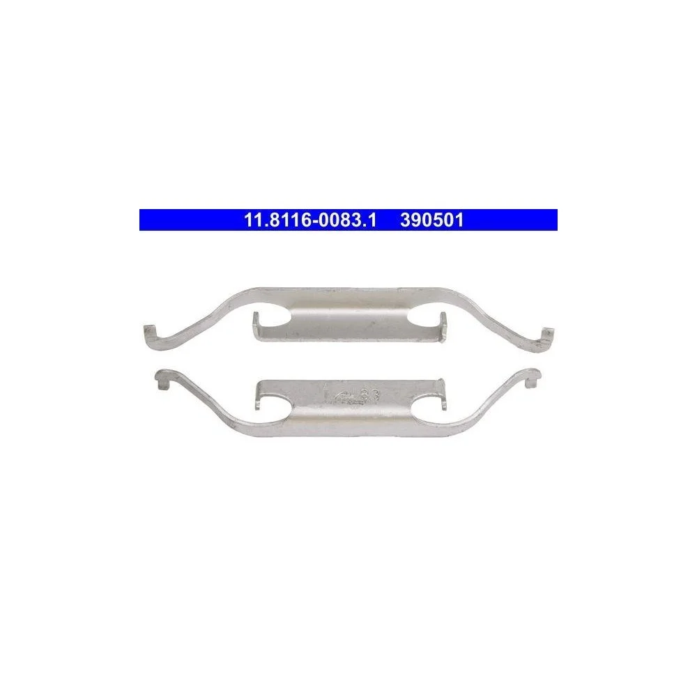 Пружина гальмівного супорта ATE 11.8116-0083.1 для BMW, передня вісь, фото №1