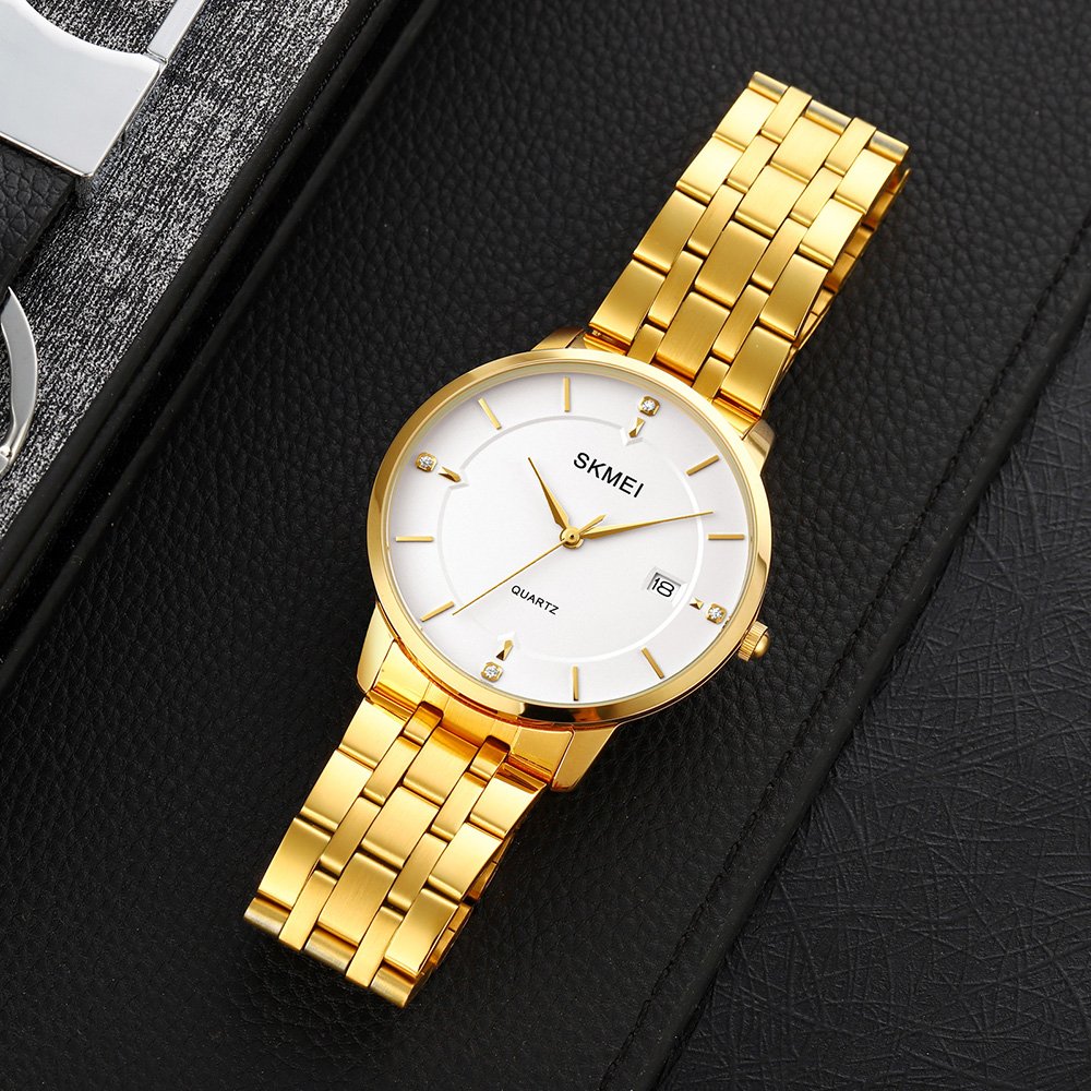 Годинник Skmei 1801SGD Gold Stainless Steel, фото №3