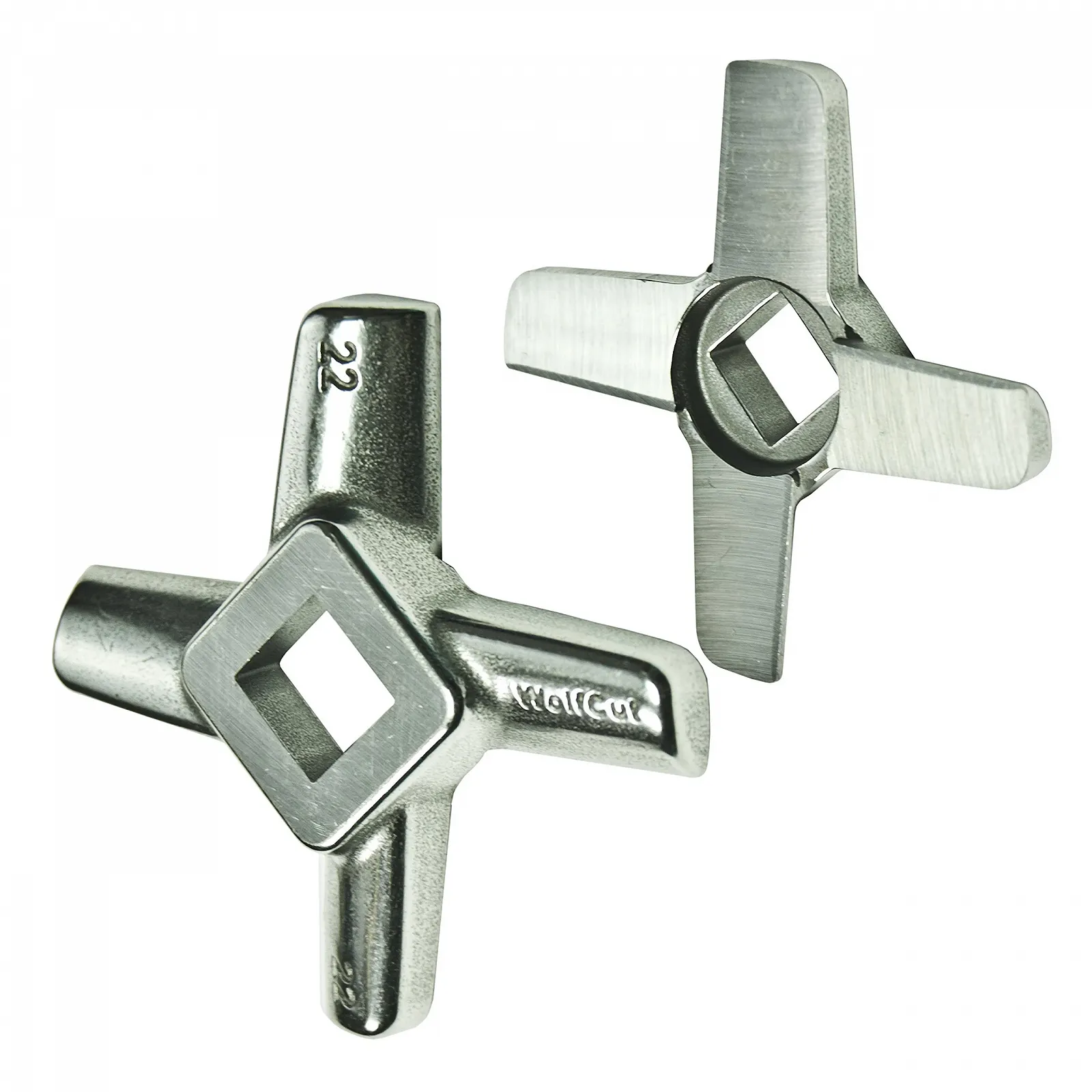 Ніж для м'ясорубки Size 22 Stainless Steel Cross Blade, фото №1 Ніж для м'ясорубки Size 22 Stainless Steel Cross Blade, фото №1