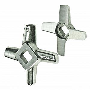 Ніж для м'ясорубки Size 22 Stainless Steel Cross Blade - Фото 1