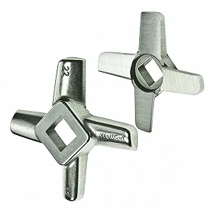Ніж для м'ясорубки Size 22 Stainless Steel Cross Blade - Фото 1