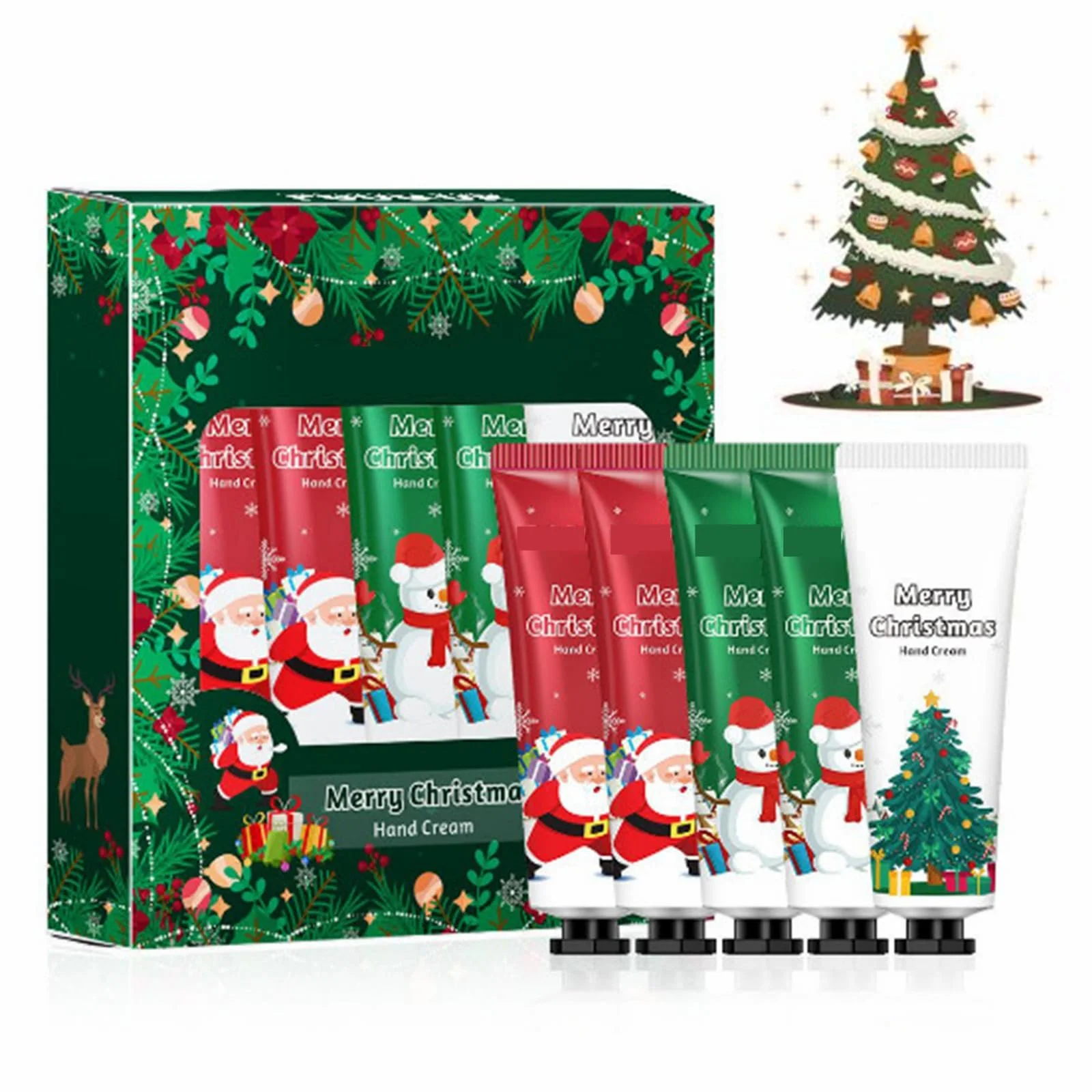 Набір кремів для рук Різдвяний, 5 шт в упаковці, фото №8 Набір кремів для рук Різдвяний, 5 шт в упаковці, фото №8