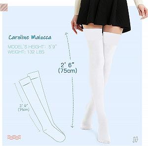 Носки DRESHOW Высокие выше колена, полосатые synthetic.ua - Фото 1