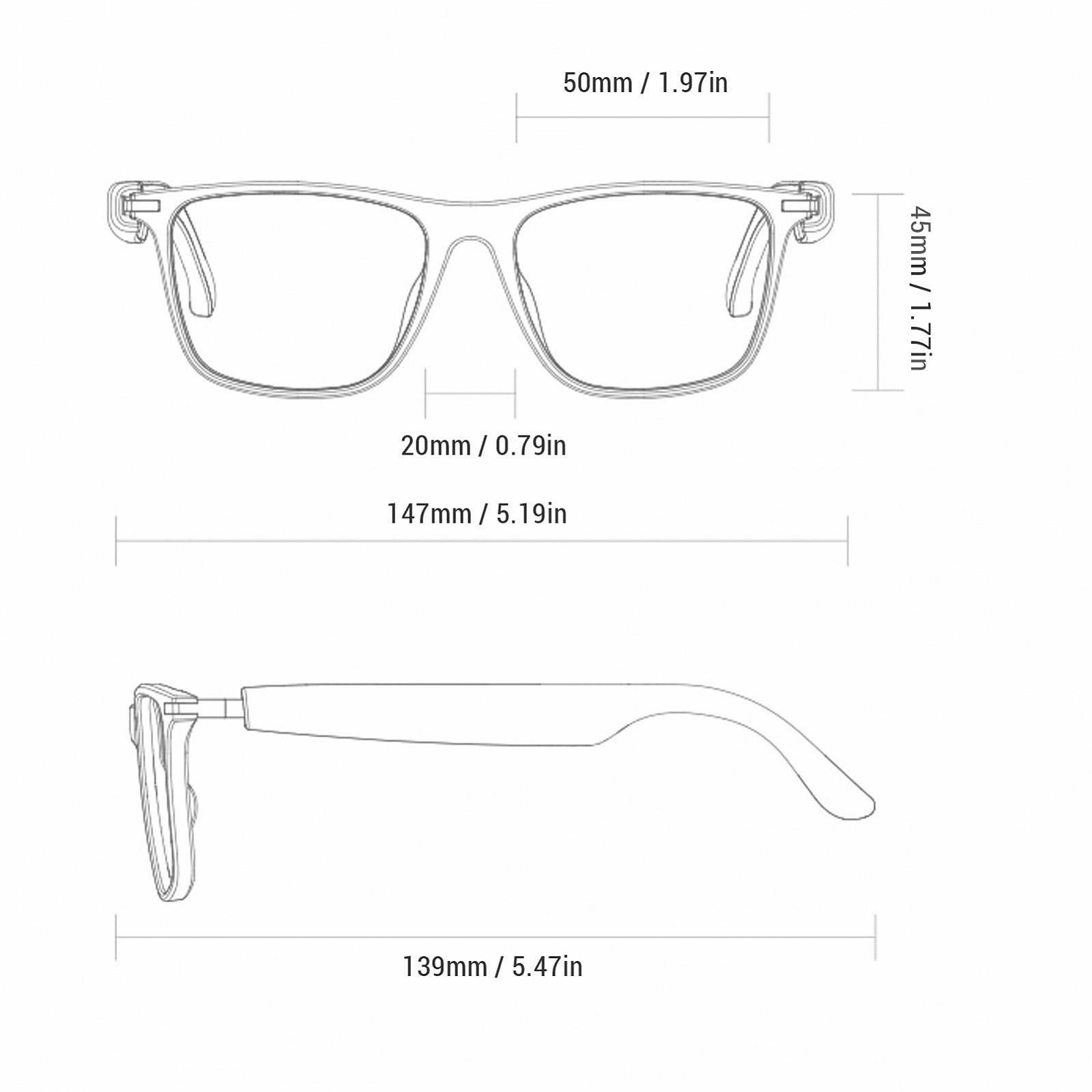 Розумні окуляри для перекладу M01 з підтримкою понад 160 мов, фільтрацією синього світла, фото №9 Розумні окуляри для перекладу M01 з підтримкою понад 160 мов, фільтрацією синього світла, фото №9