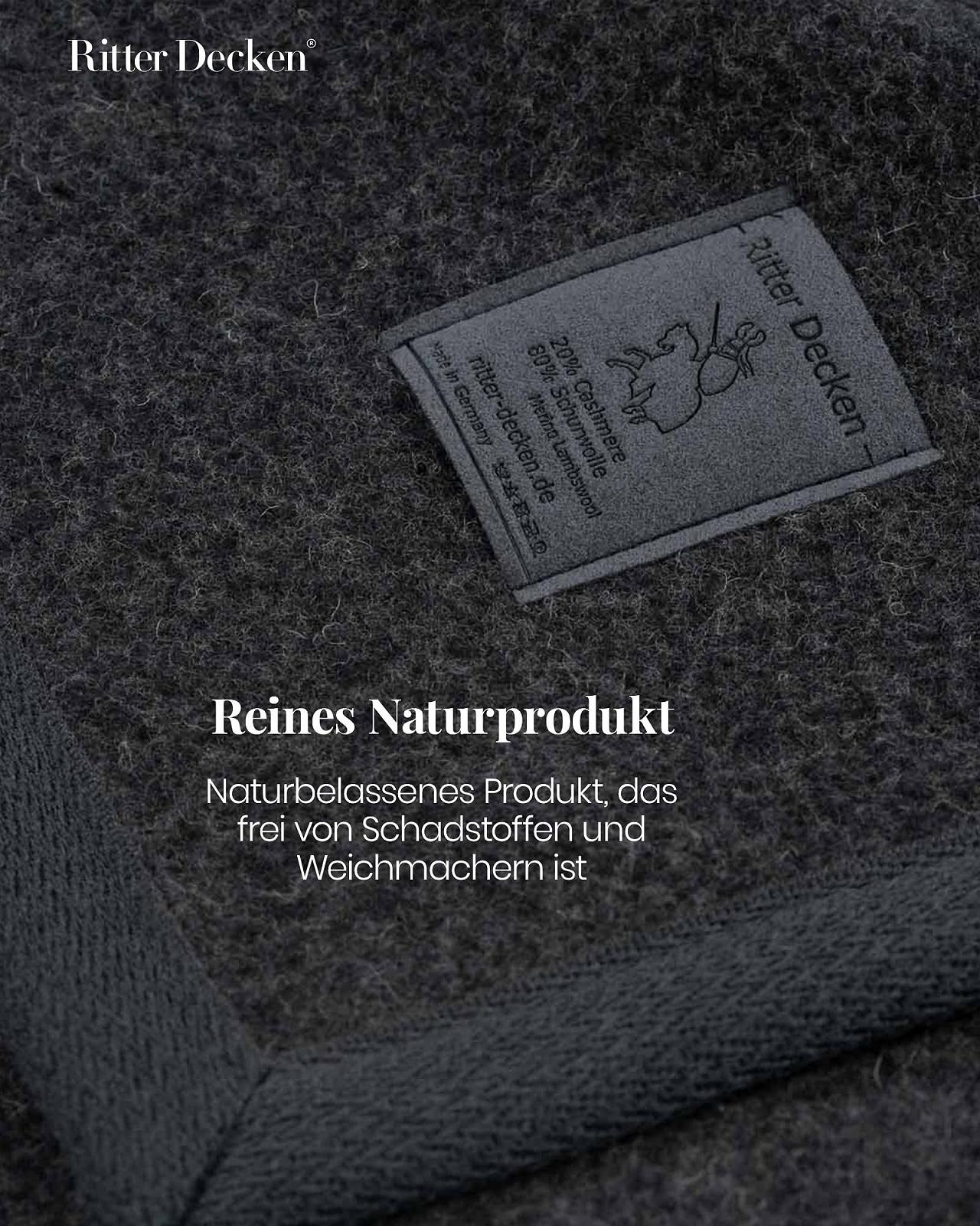 Одеяло Ritter Decken Kalif Cashmere 150 x 200 см - Антрацит, фото №1 Одеяло Ritter Decken Kalif Cashmere 150 x 200 см - Антрацит, фото №1