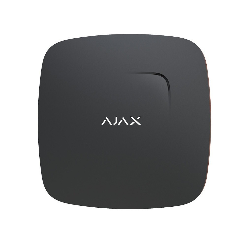 Бездротовий датчик виявлення диму Ajax FireProtect Black, фото №1