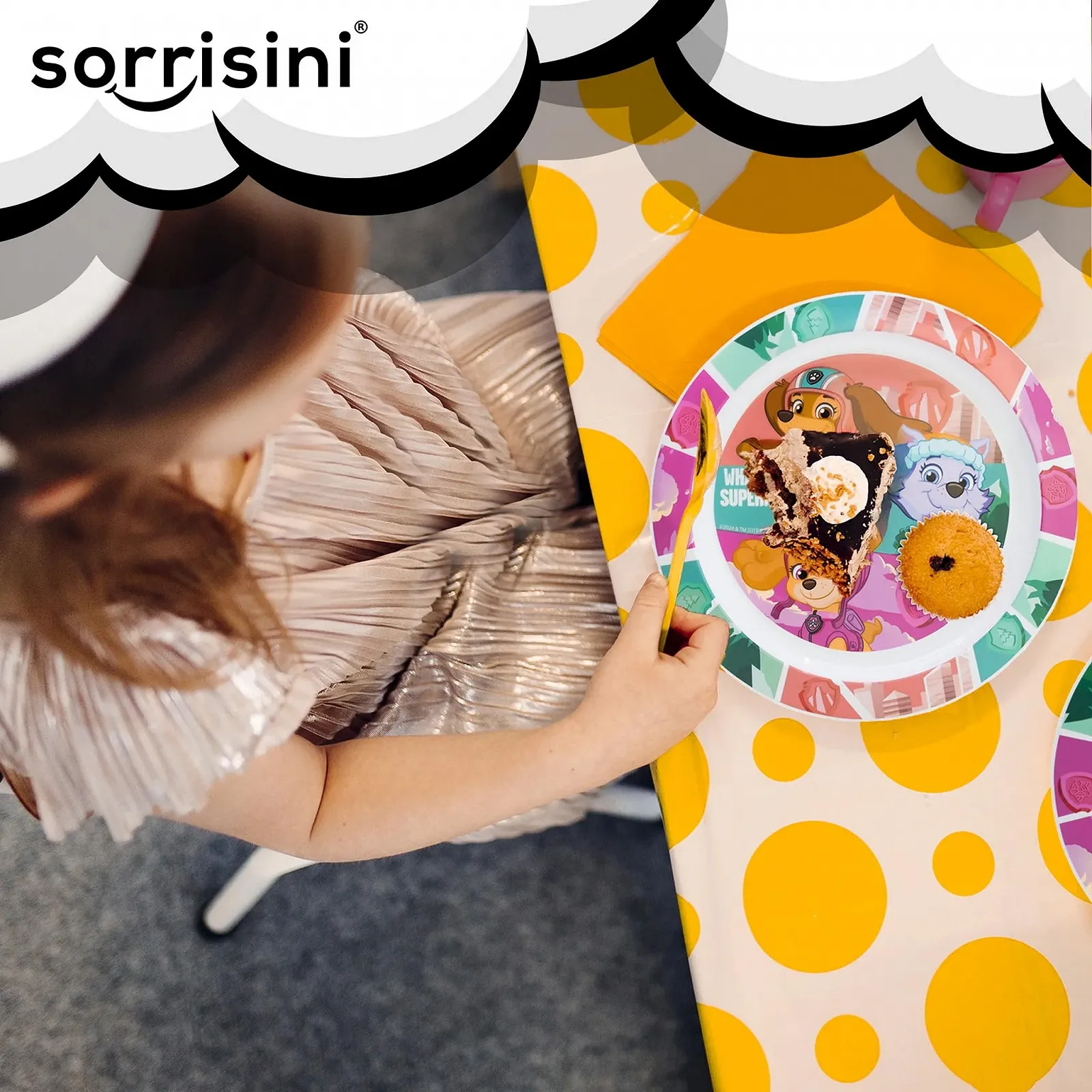 Детский набор посуды Paw Patrol Skye, фото №10 Детский набор посуды Paw Patrol Skye, фото №10