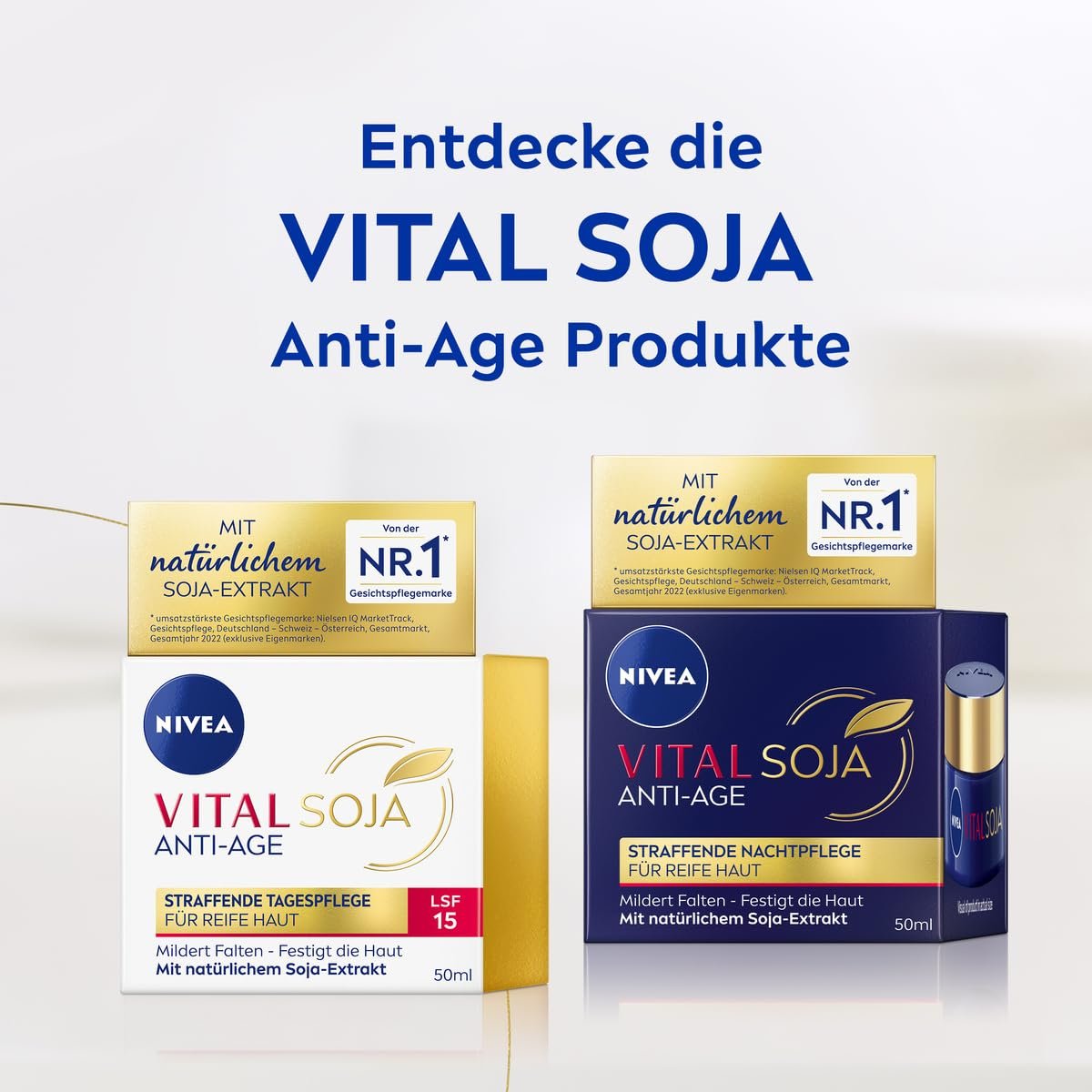Денний крем NIVEA VITAL Soja Anti-Age SPF 15 50 мл, фото №8