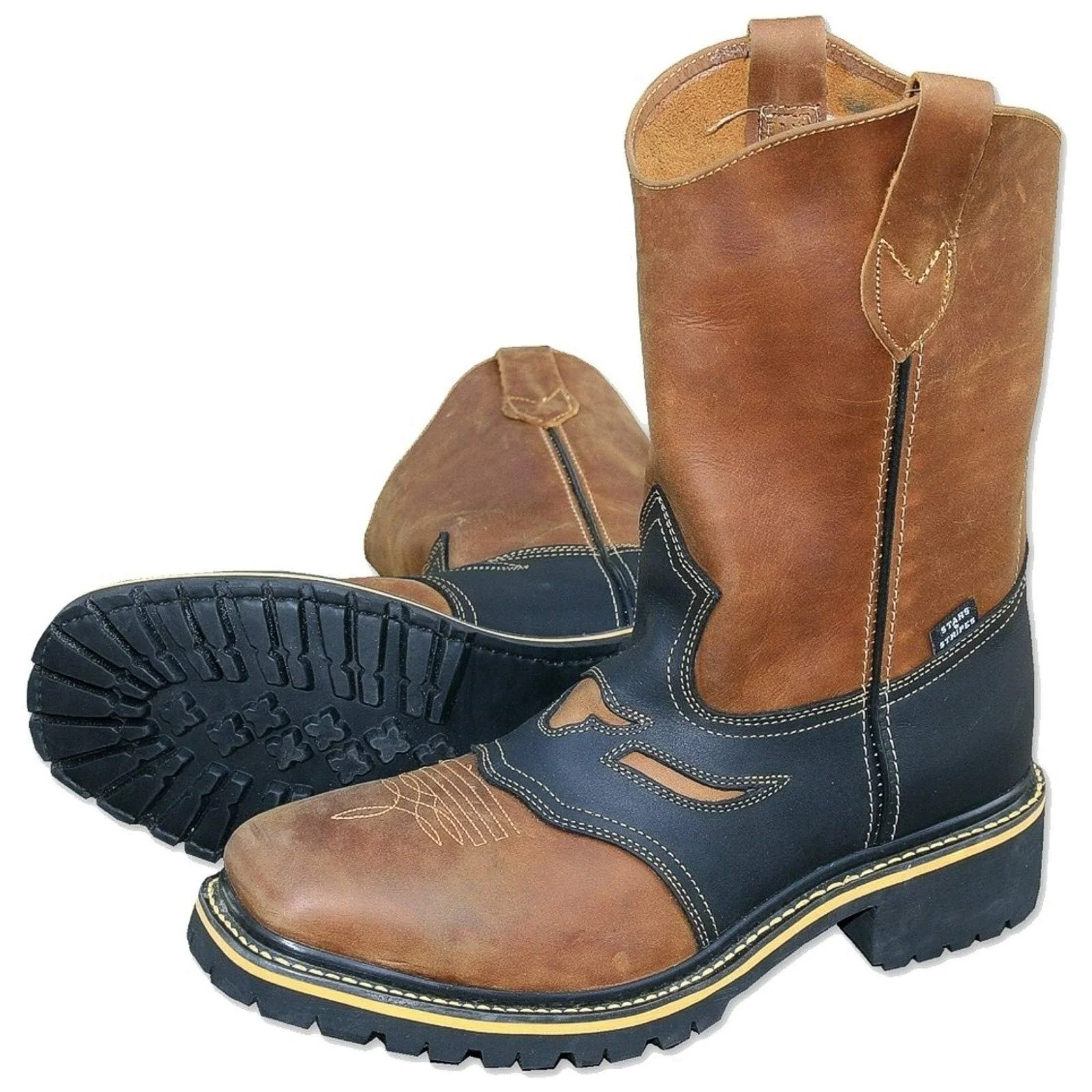 Чоботи Stars & Stripes Western-Workerboots WB-32, фото №1