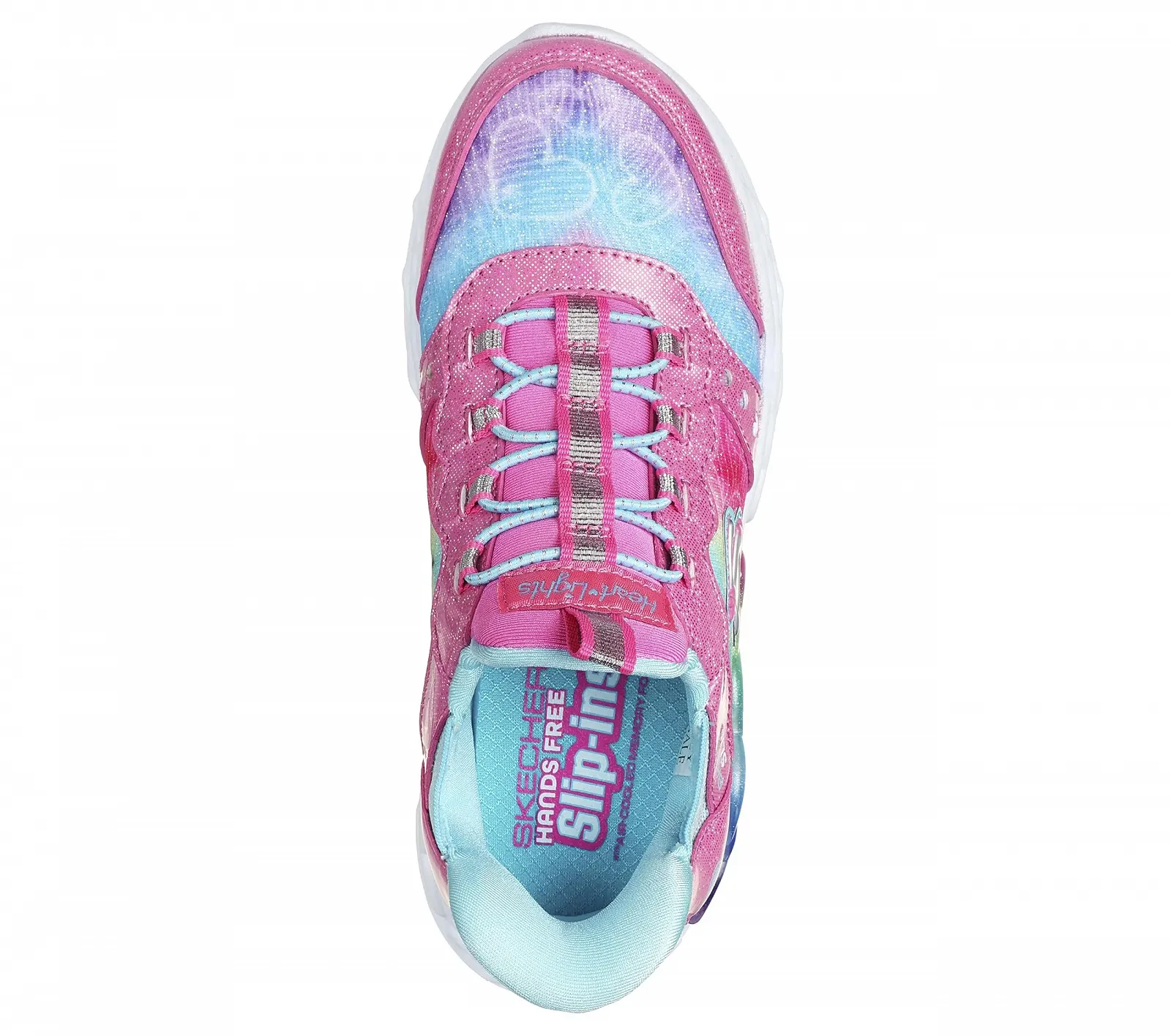 Кроссовки Skechers Infinite Heart Lights Eternal Shimmer для девочек, фото №3