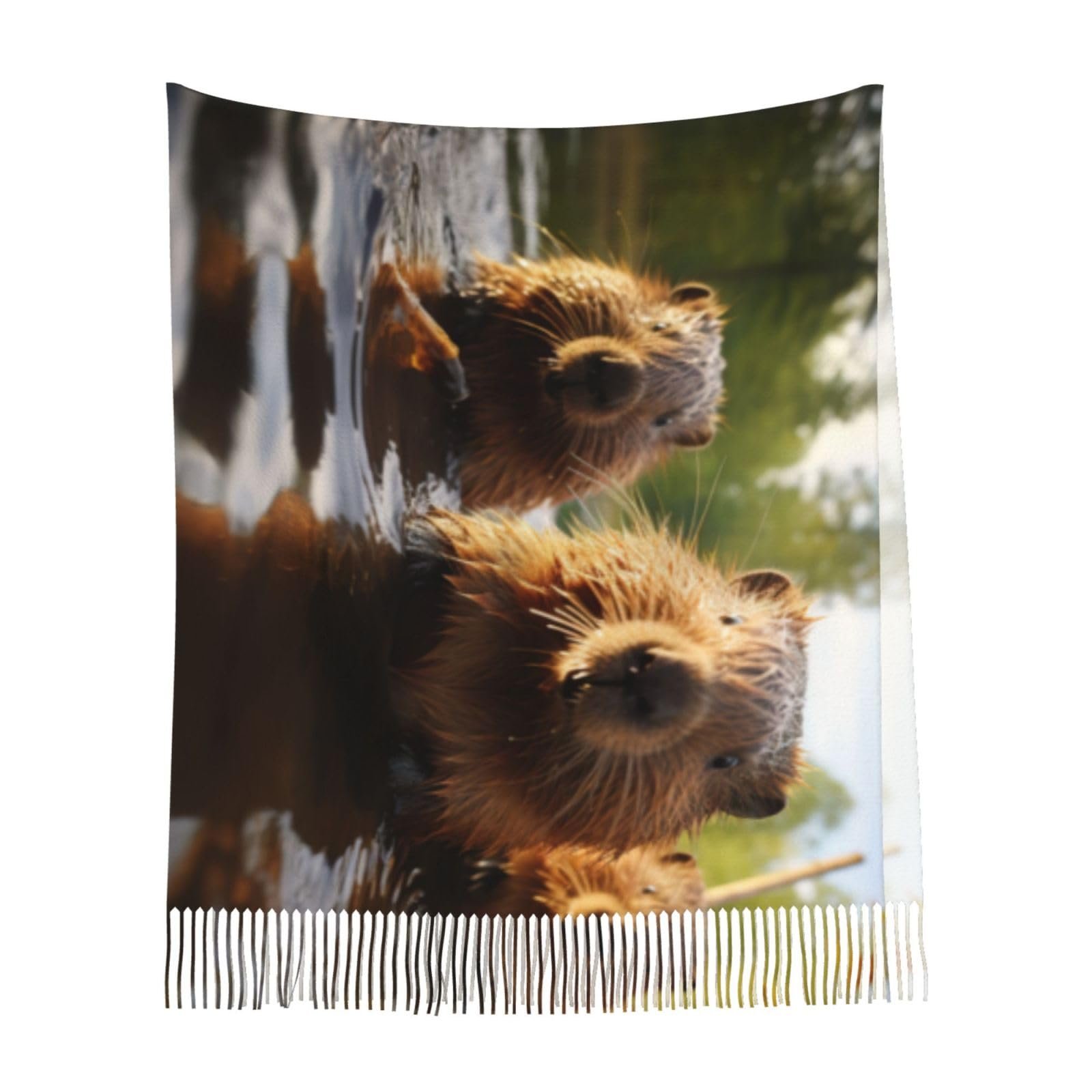 Пашміна LNNIUK Beaver Working1 Шарф для жінок, фото №9
