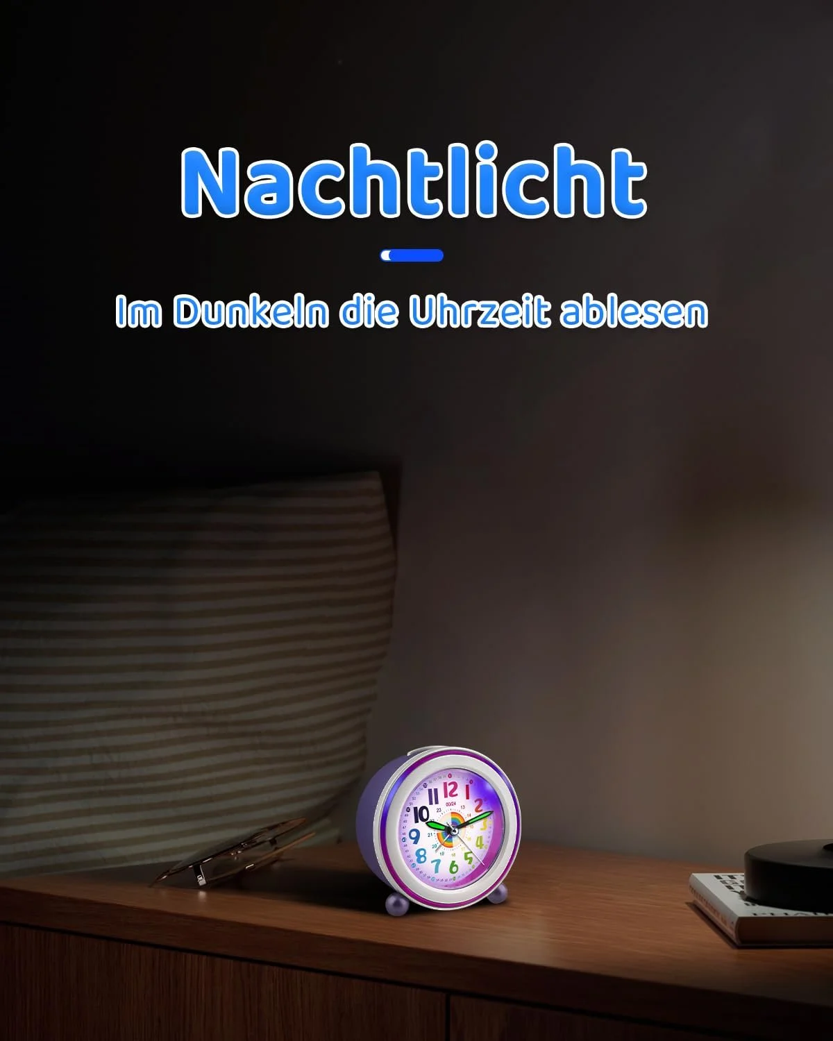 Будильник Ayybboo Дитячий Безшумний Навчальний Будильник, фото №5