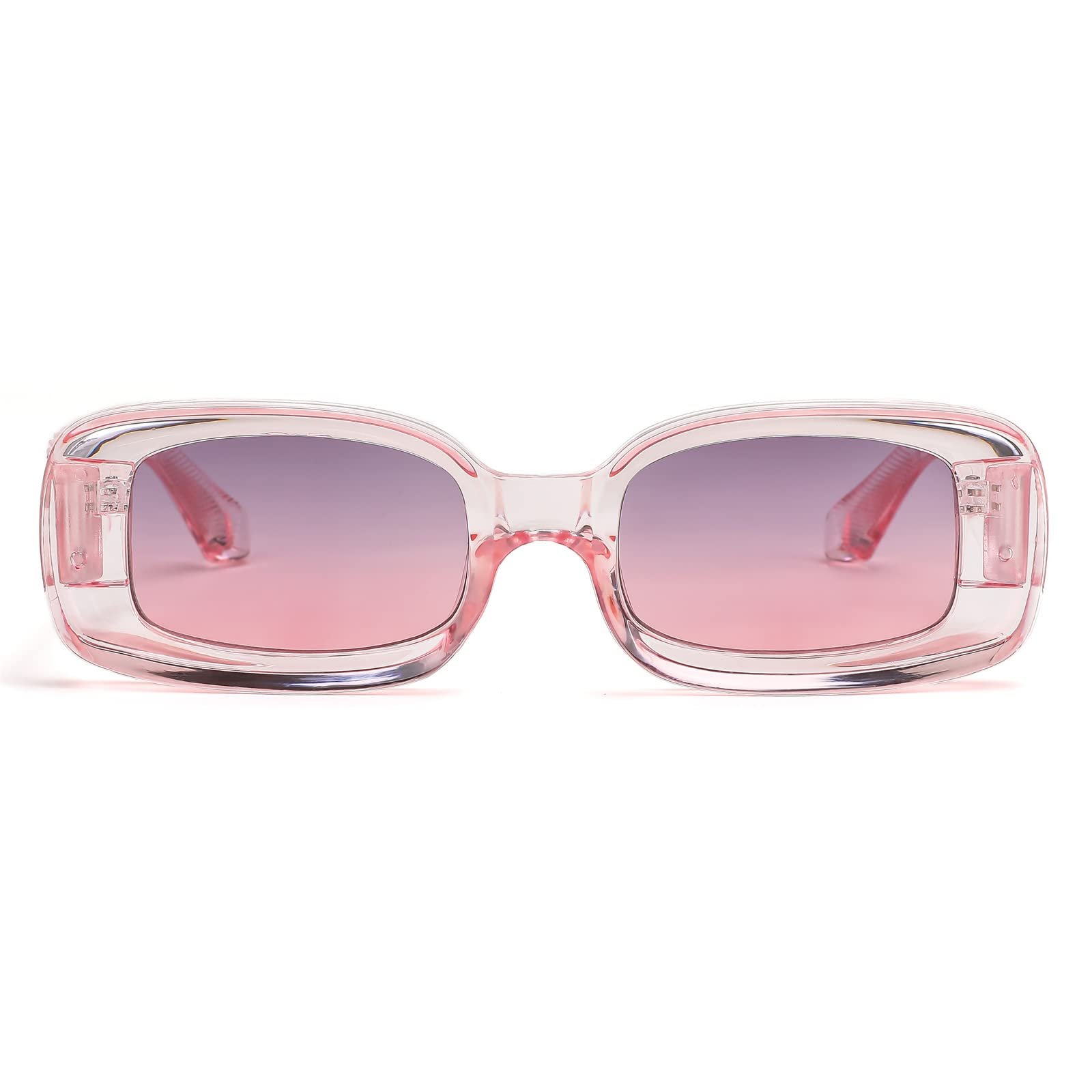 Вінтажні прямокутні сонцезахисні окуляри FEISEDY Жіночі Ретро 90-х B2307, фото №5