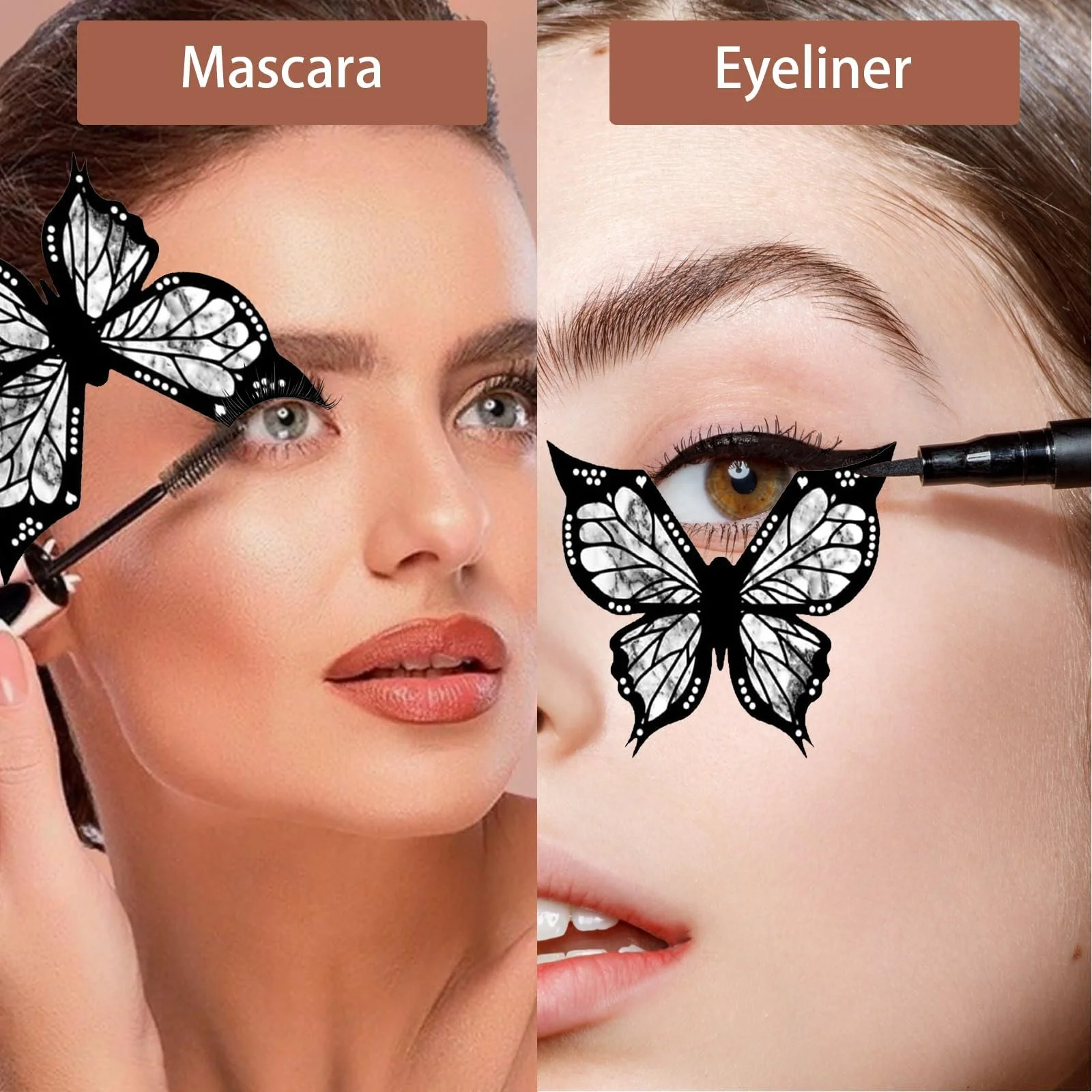 Трафареты для подводки Schmetterlings в форме бабочек, фото №3 Трафареты для подводки Schmetterlings в форме бабочек, фото №3