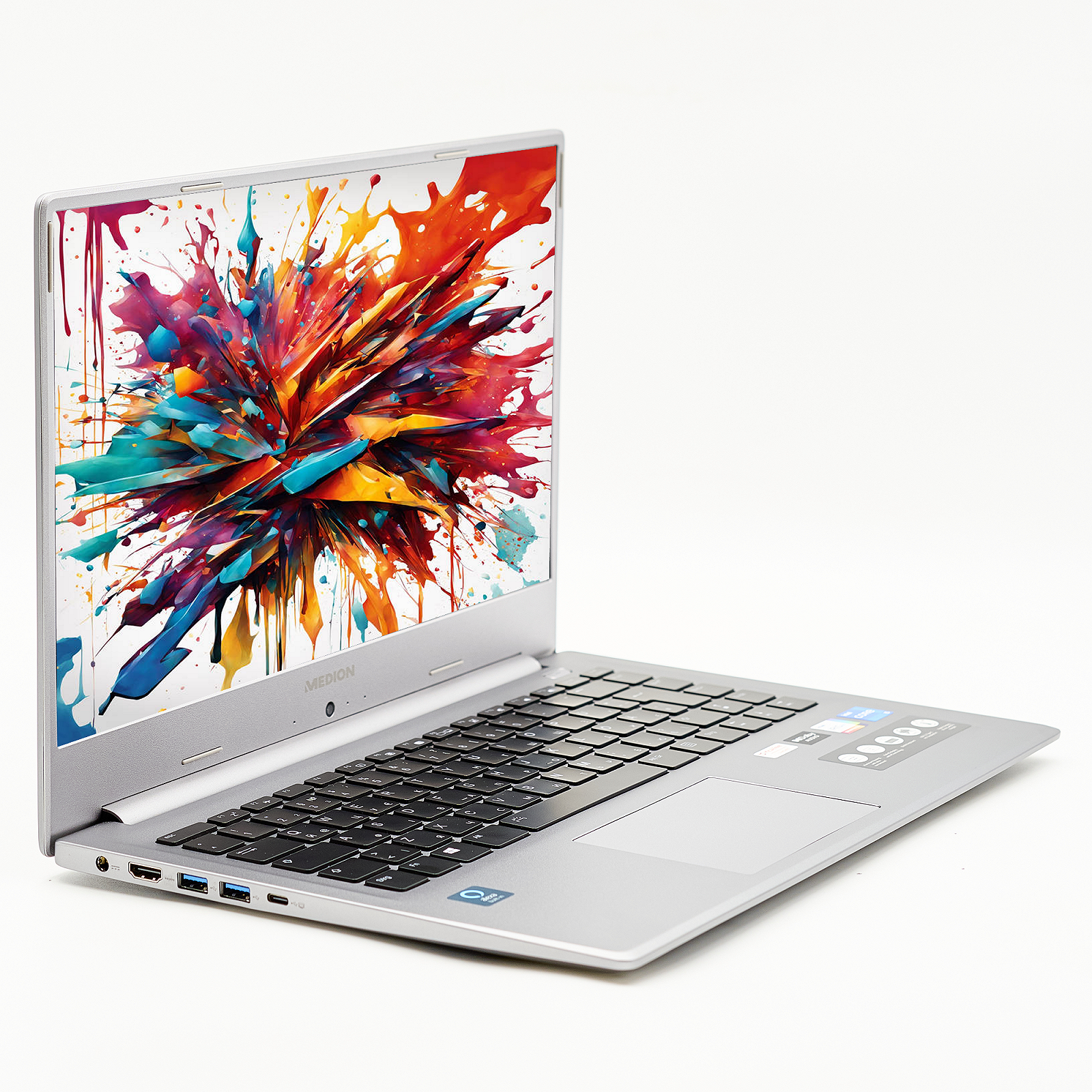 Ноутбук Medion Akoya S15449 Intel Core i5-1135G7 ОЗУ 16 ГБ SSD 1 ТБ Intel Iris Xe Graphics Металл Б/У, фото №3