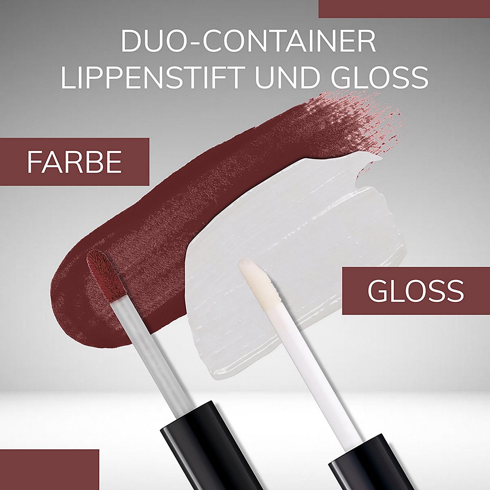 Блиск для губ Manhattan Lips2Last Colour&Gloss Scarlet Red, фото №4