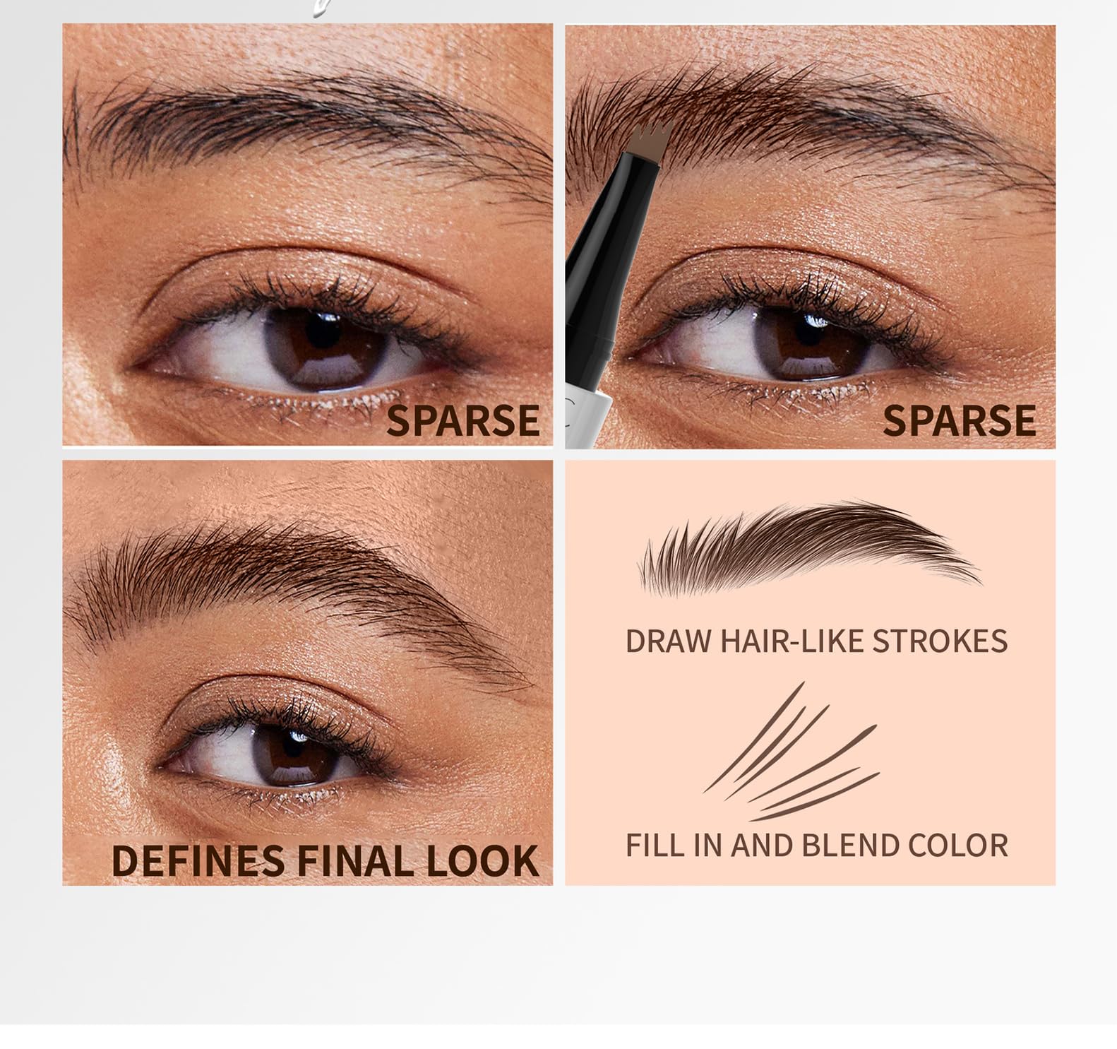 Карандаш для бровей Magischer 3D Microblading 4 Zinken 4 pc-B, фото №6 Карандаш для бровей Magischer 3D Microblading 4 Zinken 4 pc-B, фото №6