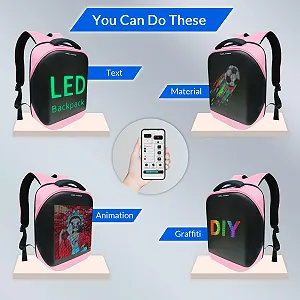 Рюкзак для ноутбука cartaoo Dynamic Crelander LED-дисплей Розовый цена на synthetic.ua - Фото 1 Рюкзак для ноутбука cartaoo Dynamic Crelander LED-дисплей Розовый synthetic.ua - Фото 1