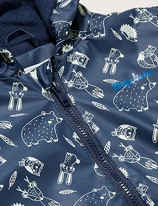 Дощовик Playshoes Унісекс Дитячий Флісова Підкладка Дощова Куртка synthetic.ua - Фото 1