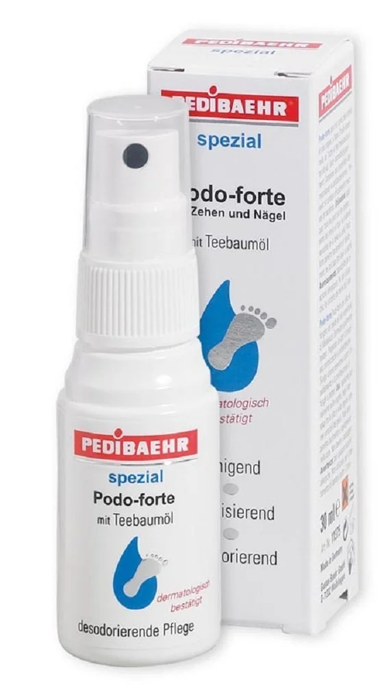 Спрей для ніг PEDIBAEHR Podo-forte з олією чайного дерева 30 мл, фото №1