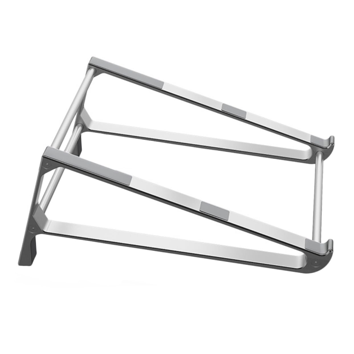 Підставка для ноутбука Алюмінієва регульована по висоті  з ергономічним дизайном для ноутбуків до 17 дюймів, стабільна та вентильована, фото №1