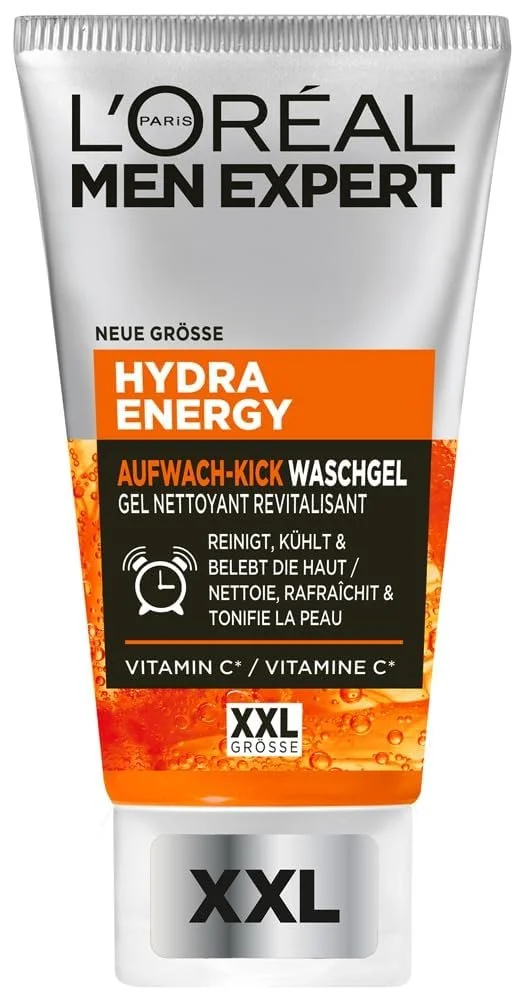 Гель для вмивання L'Oréal Men Expert Hydra Energy XXL для чоловіків, фото №1