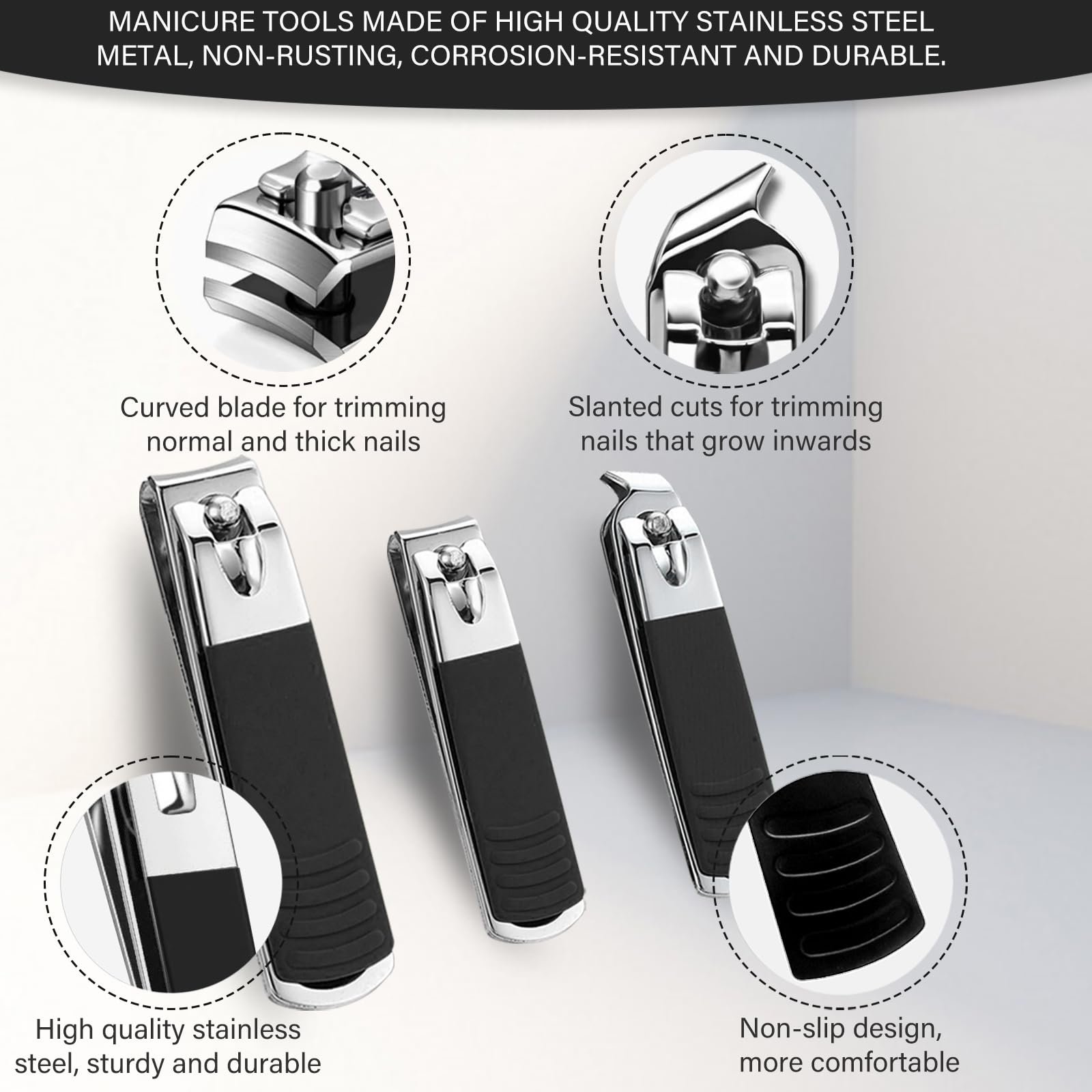 Набір для манікюру 21 предмет, професійний, фото №4 Набір для манікюру 21 предмет, професійний, фото №4