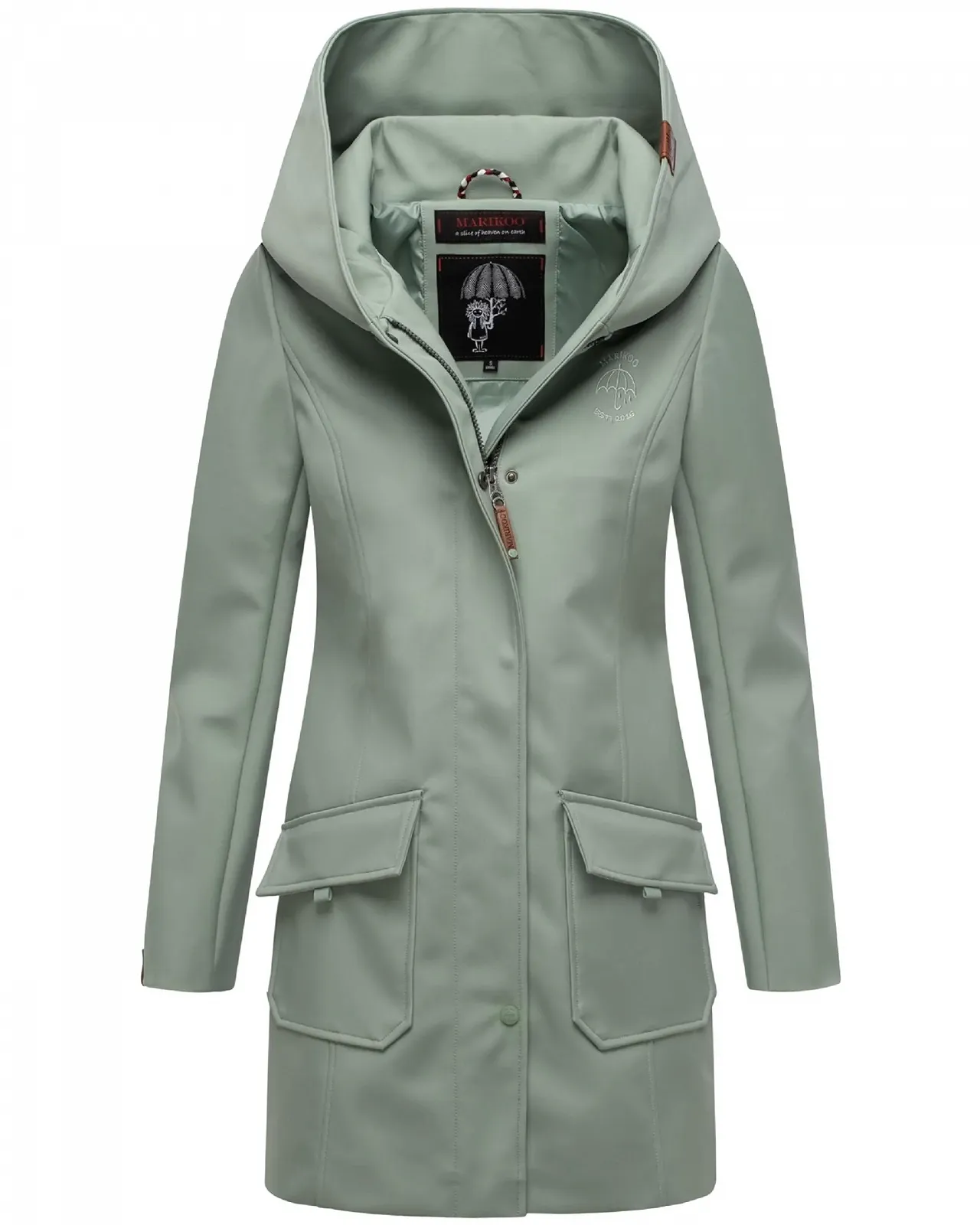Перехідна куртка Marikoo Mayleen Жіноча Куртка Softshell Водонепроникна дихаюча з капюшоном, фото №1 Перехідна куртка Marikoo Mayleen Жіноча Куртка Softshell Водонепроникна дихаюча з капюшоном, фото №1