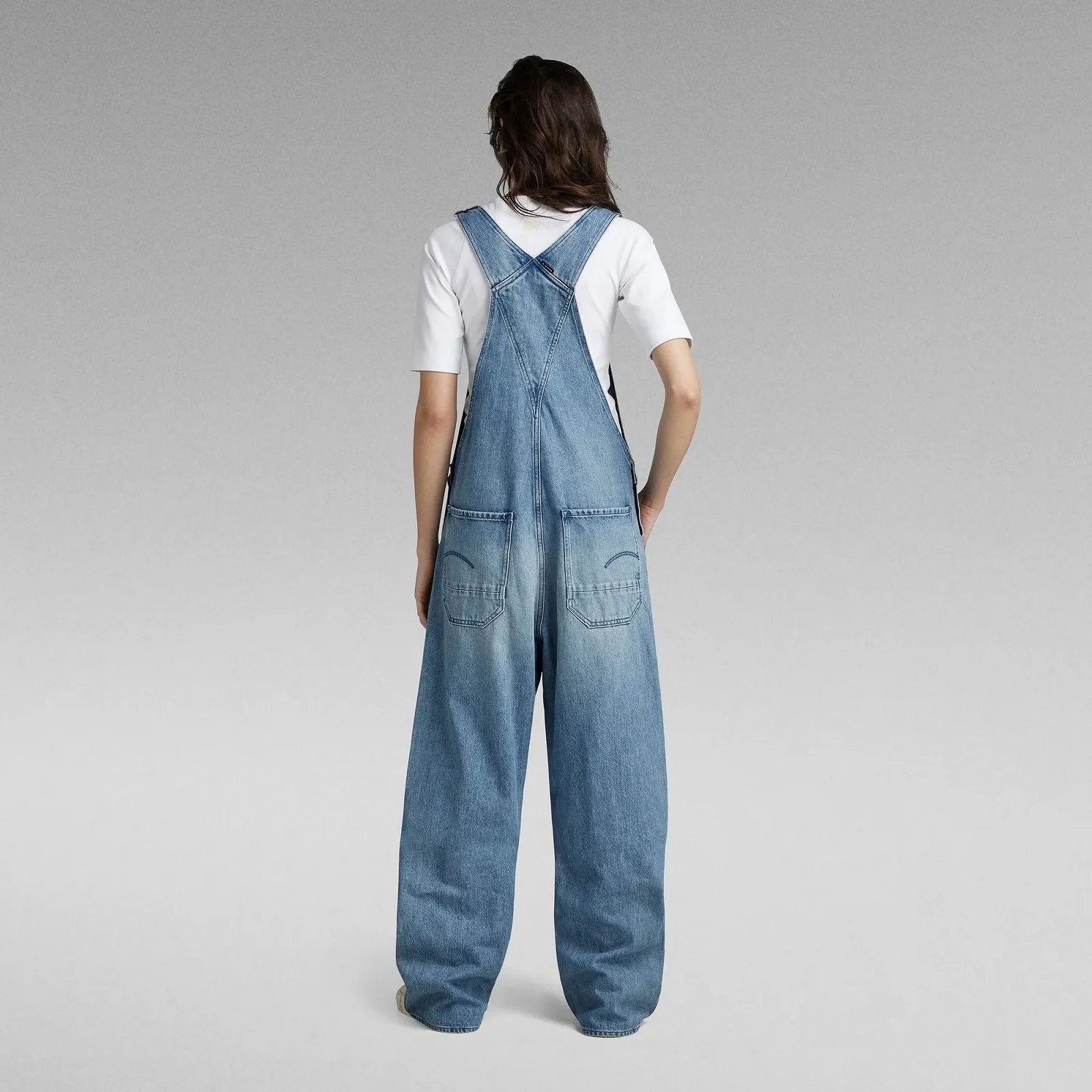 Жіночий комбінезон G-Star Workwear Bib Overall Air Force Blue - S, фото №2