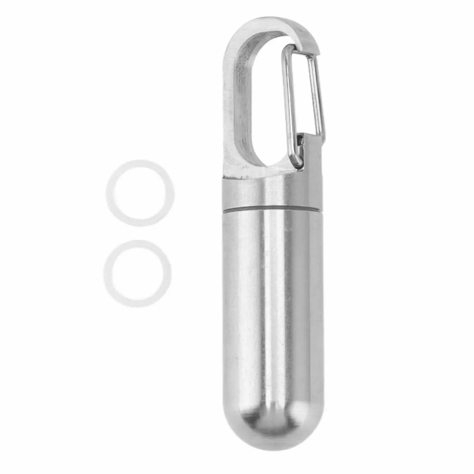 Таблетниця Брелок з нержавіючої сталі, Портативний, фото №6