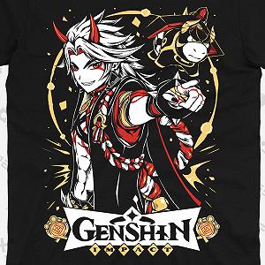 Футболка Игра Геншин Импакт Genshin Impact TH018 S synthetic.ua - Фото 1
