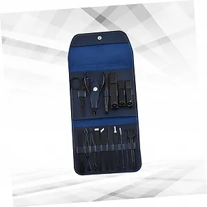 Набор для маникюра PACKOVE 16 предметов, синий цена на synthetic.ua - Фото 1 Набор для маникюра PACKOVE 16 предметов, синий synthetic.ua - Фото 1